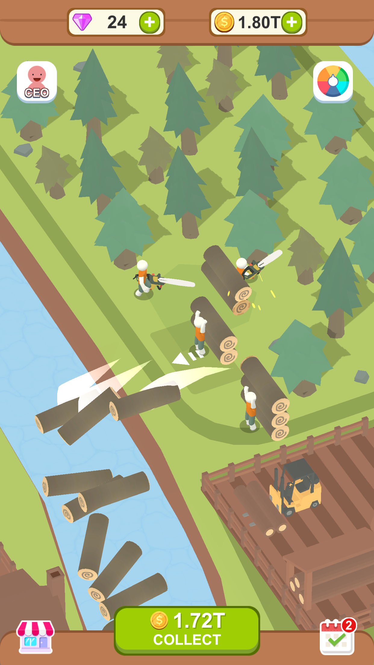 اسکرین شات 2 بازی Aquatic Logging Factory