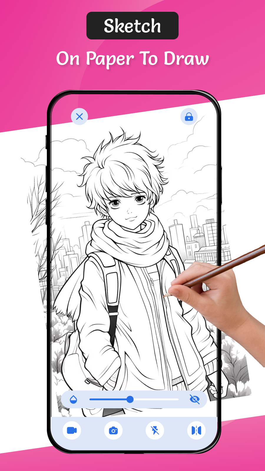 اسکرین شات 5 برنامه AR Drawing Sketch and Trace