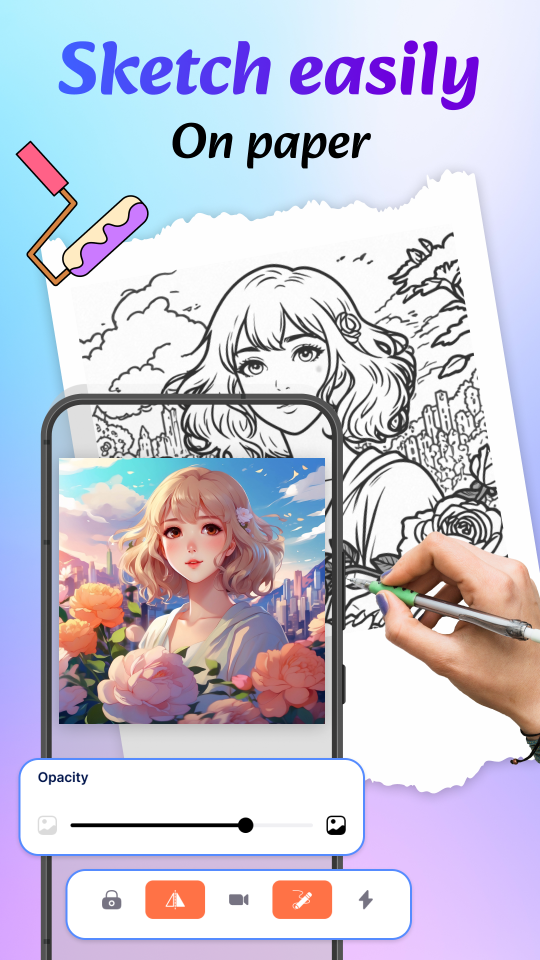 اسکرین شات 5 برنامه AR Tracer: Trace Drawing