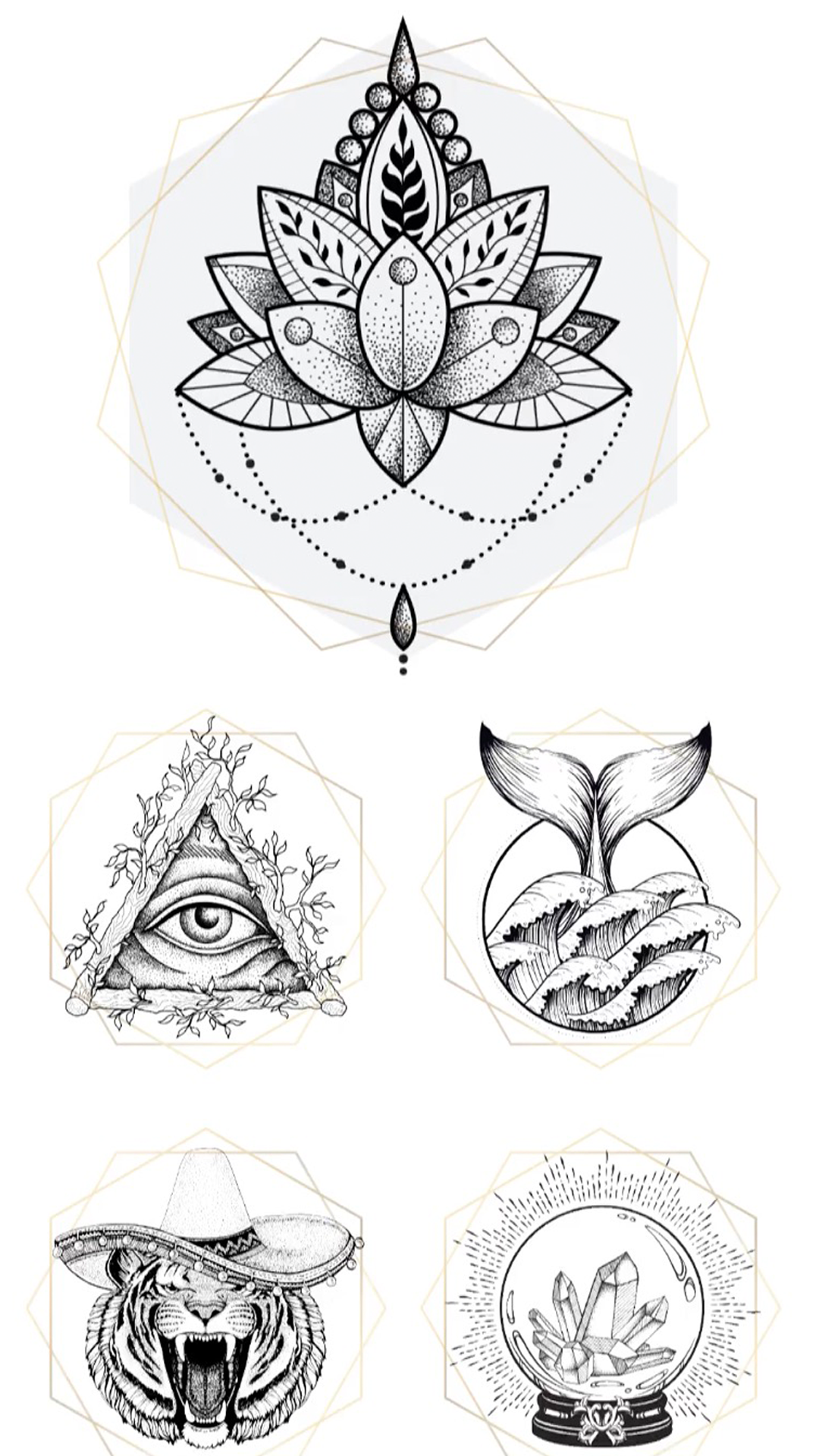 اسکرین شات 1 برنامه AR Tattoo: Fantasy & Fun