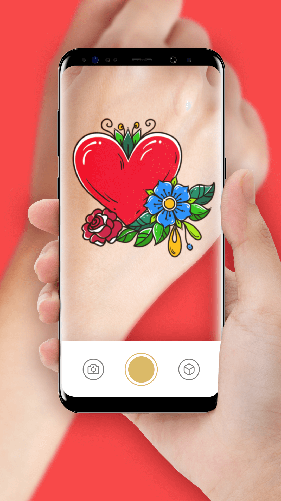 اسکرین شات 2 برنامه AR Tattoo: Fantasy & Fun