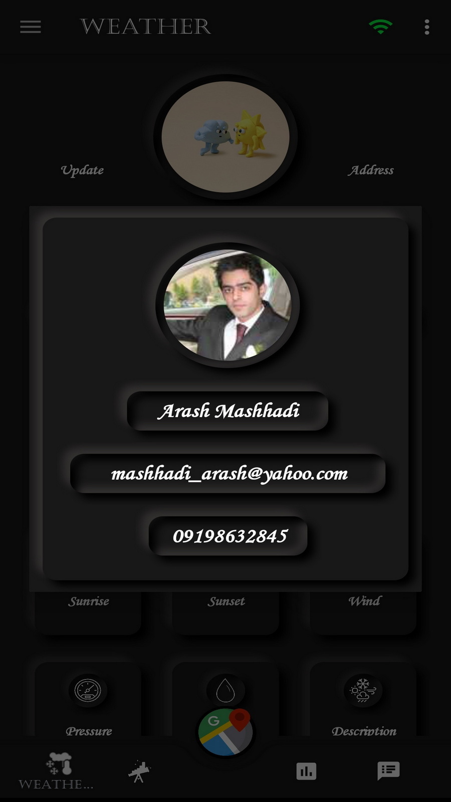 اسکرین شات 10 برنامه آب و هوا از روی نقشه