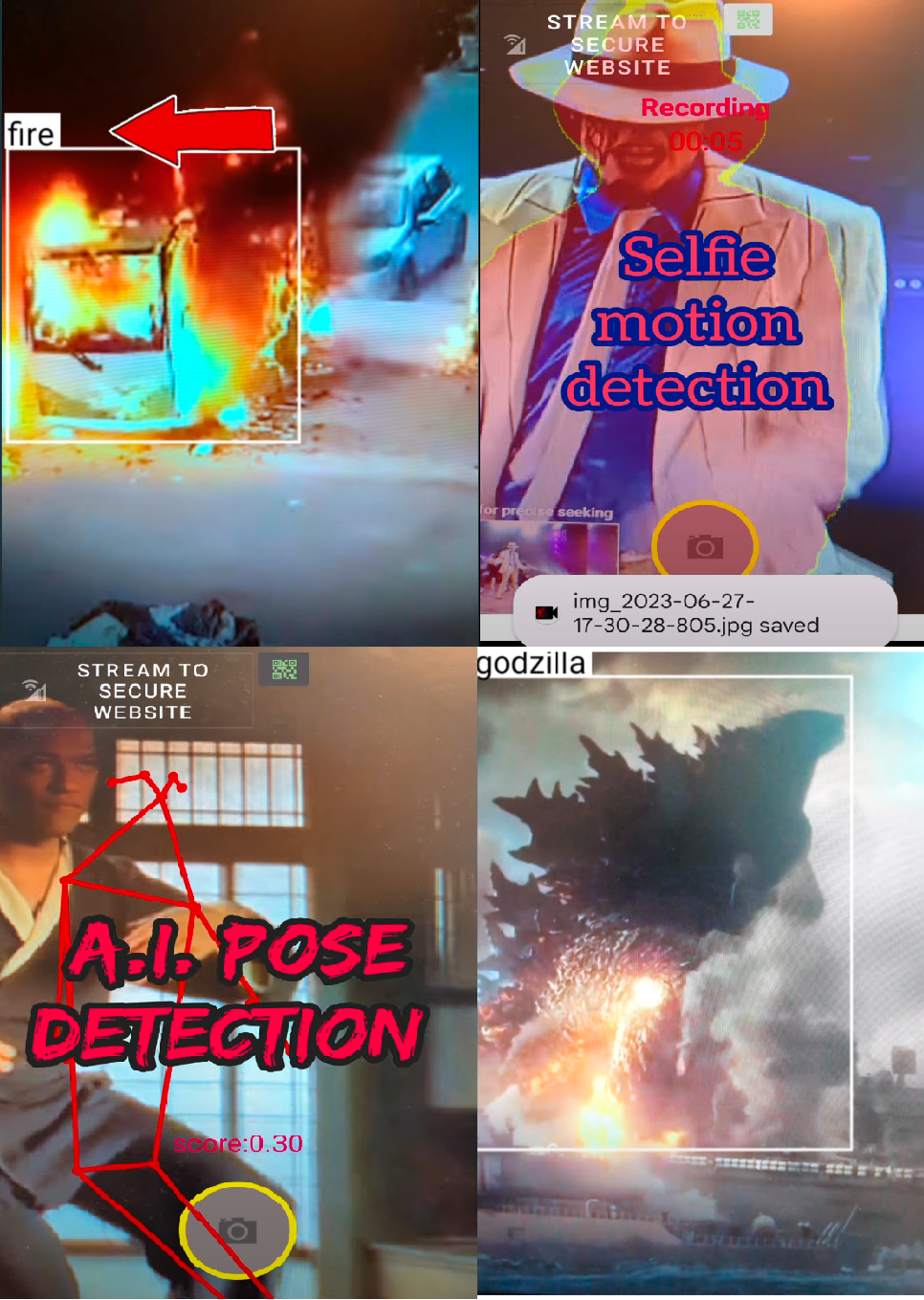 اسکرین شات 7 برنامه Motion Detector A.I.