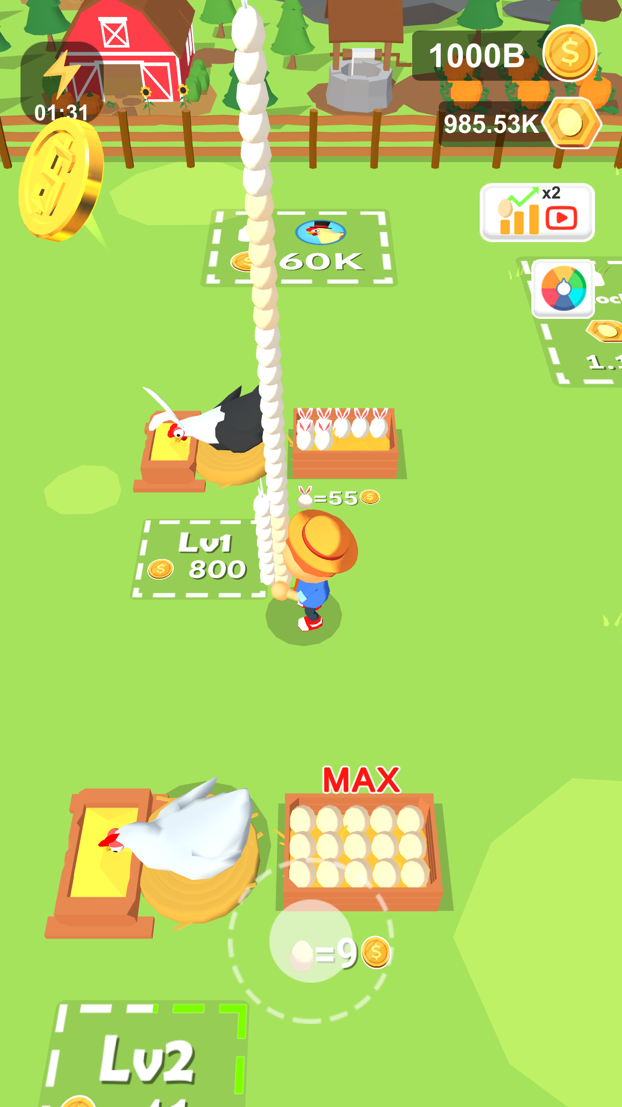 اسکرین شات 2 بازی Egg Farm Tycoon