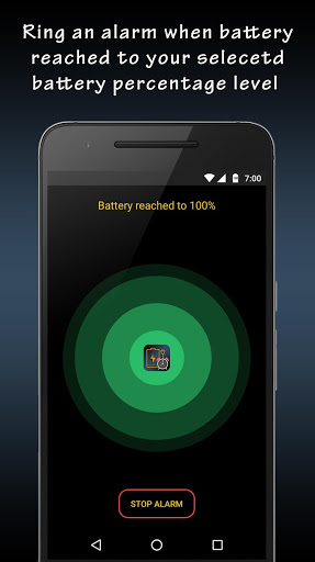 اسکرین شات 5 برنامه Battery Full Alarm
