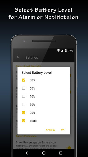 اسکرین شات 4 برنامه Battery Full Alarm