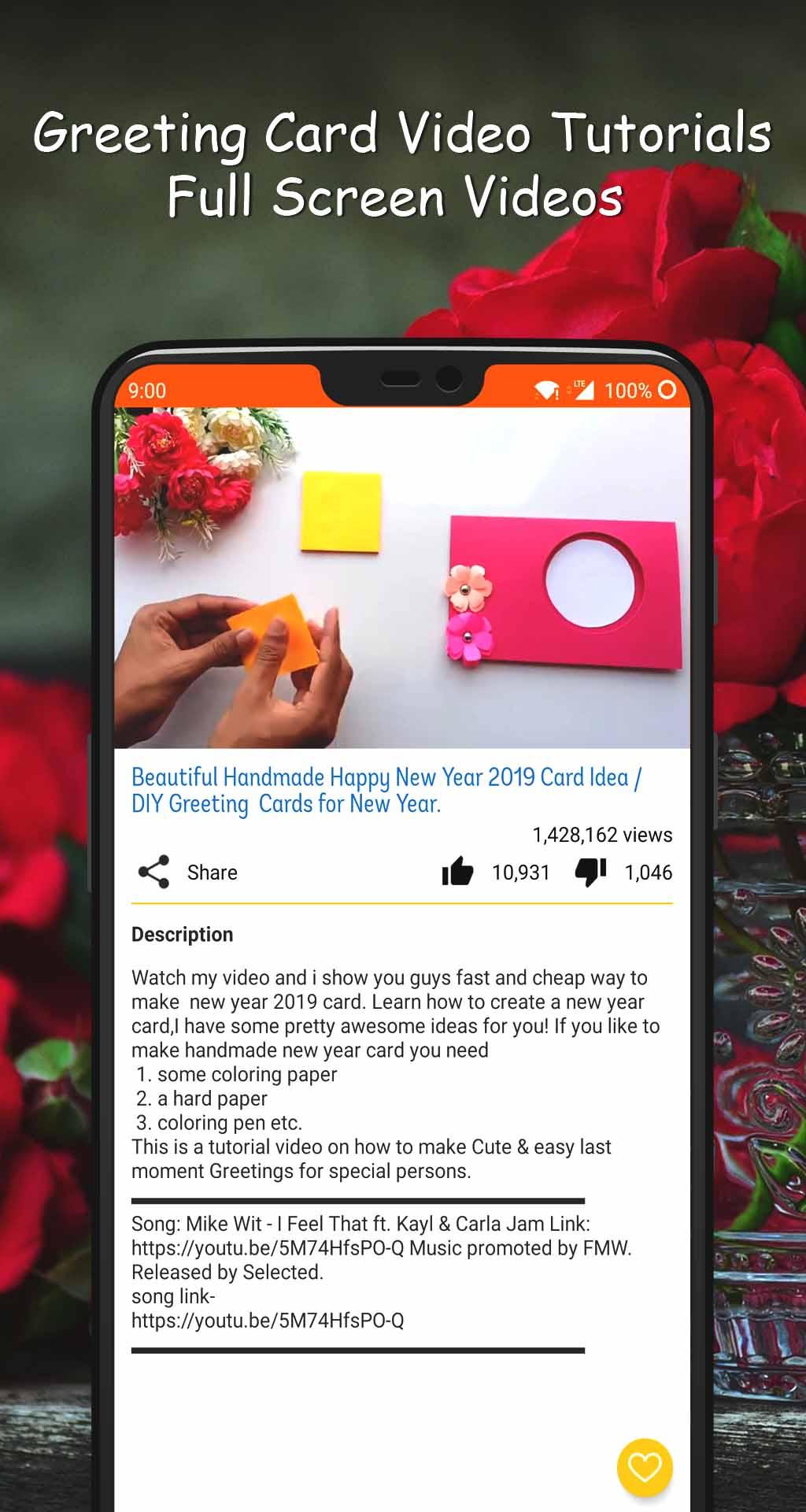 اسکرین شات 6 برنامه DIY Greeting Card Ideas Videos