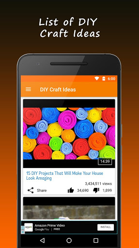 اسکرین شات 4 برنامه DIY Craft Ideas