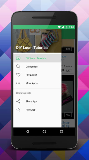 اسکرین شات 2 برنامه DIY Loom Tutorials Videos
