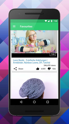 اسکرین شات 6 برنامه DIY Loom Tutorials Videos