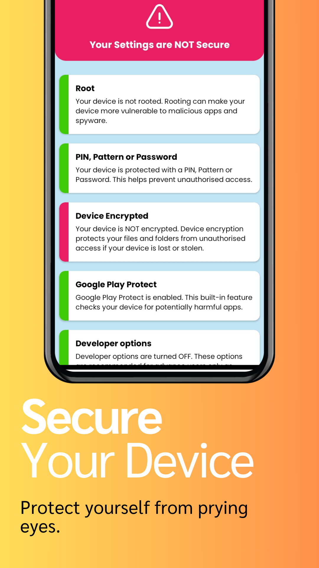 اسکرین شات 5 برنامه Spyware Detector Anti Spy Scan