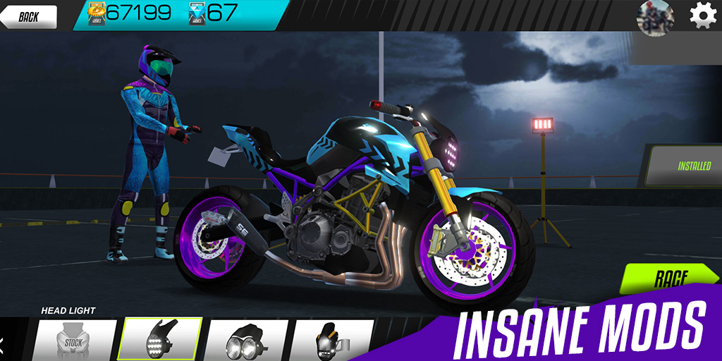 اسکرین شات 2 بازی Drift Bike Racing