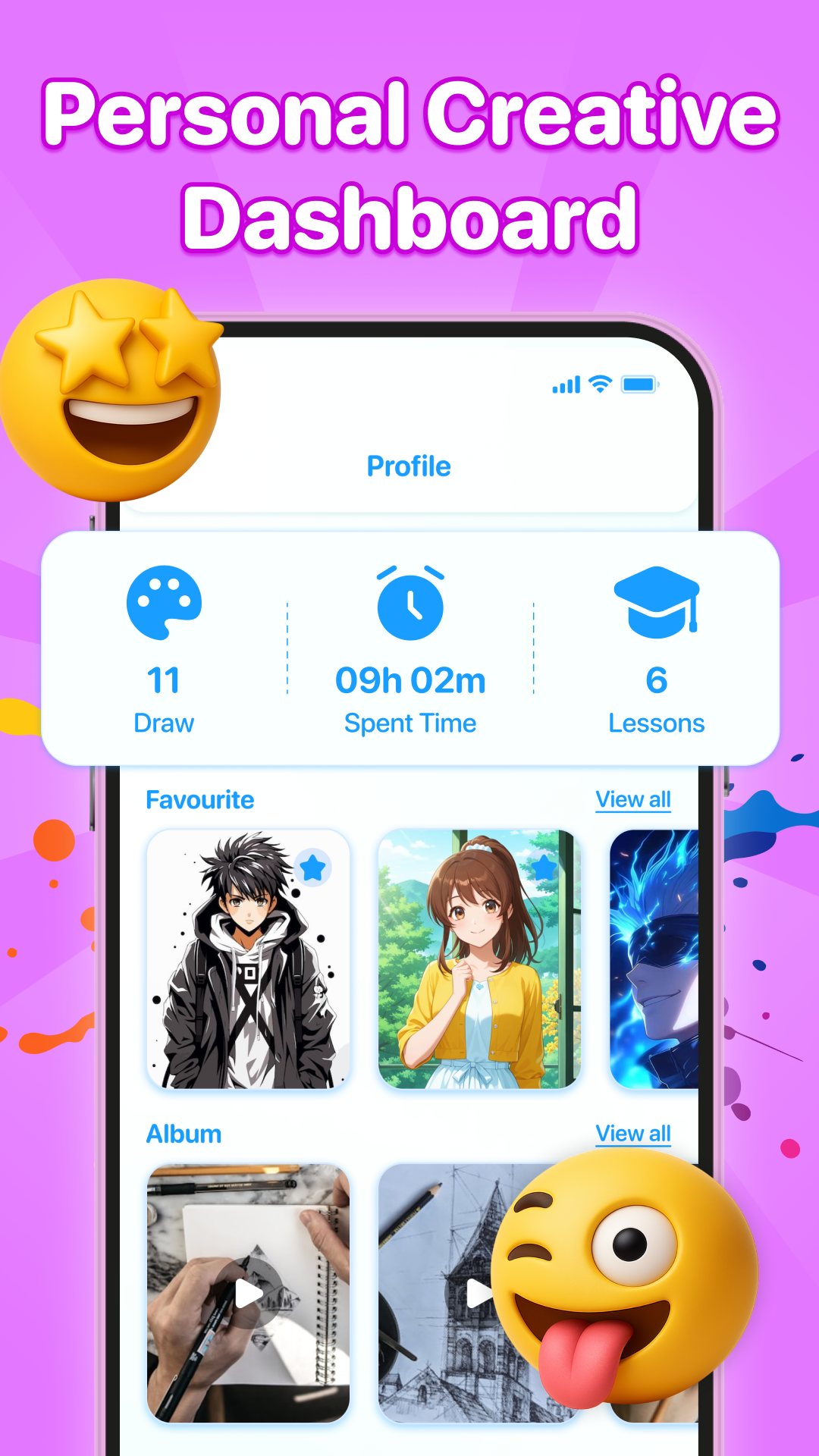 اسکرین شات 6 برنامه Drawing Pad & Digital Art