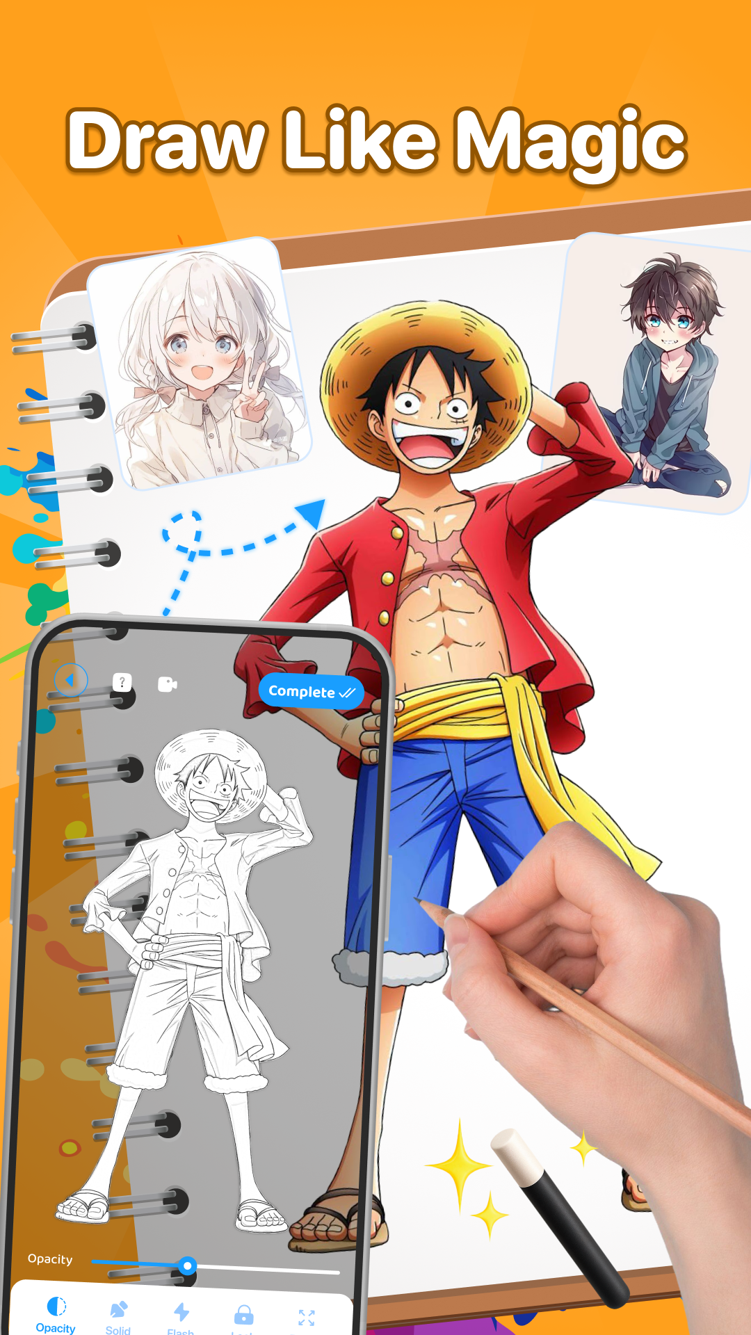 اسکرین شات 2 برنامه Drawing Pad & Digital Art