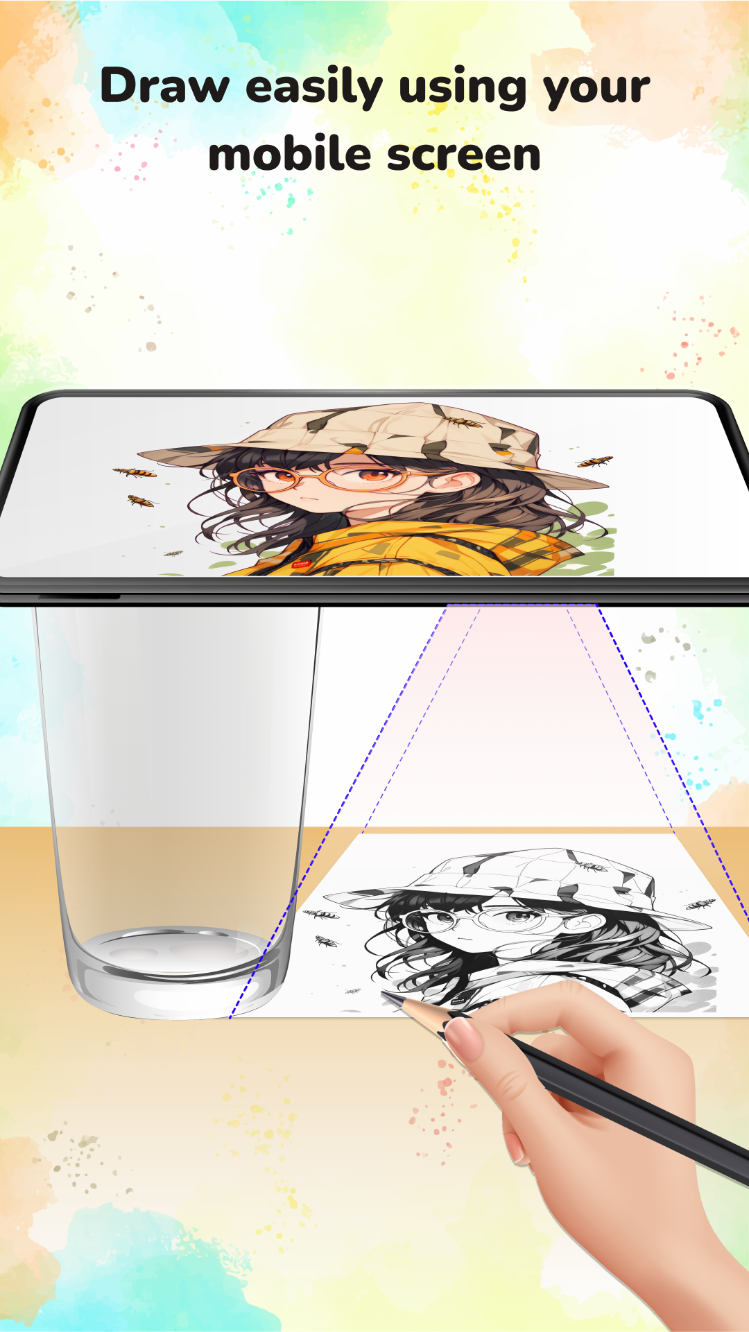 اسکرین شات 1 برنامه AR Draw Sketch & Paint