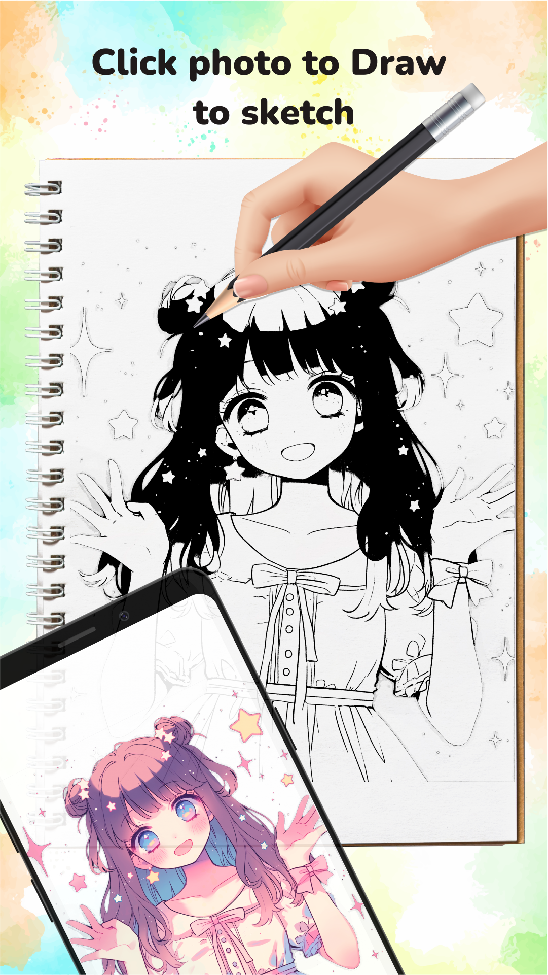 اسکرین شات 4 برنامه AR Draw Sketch & Paint