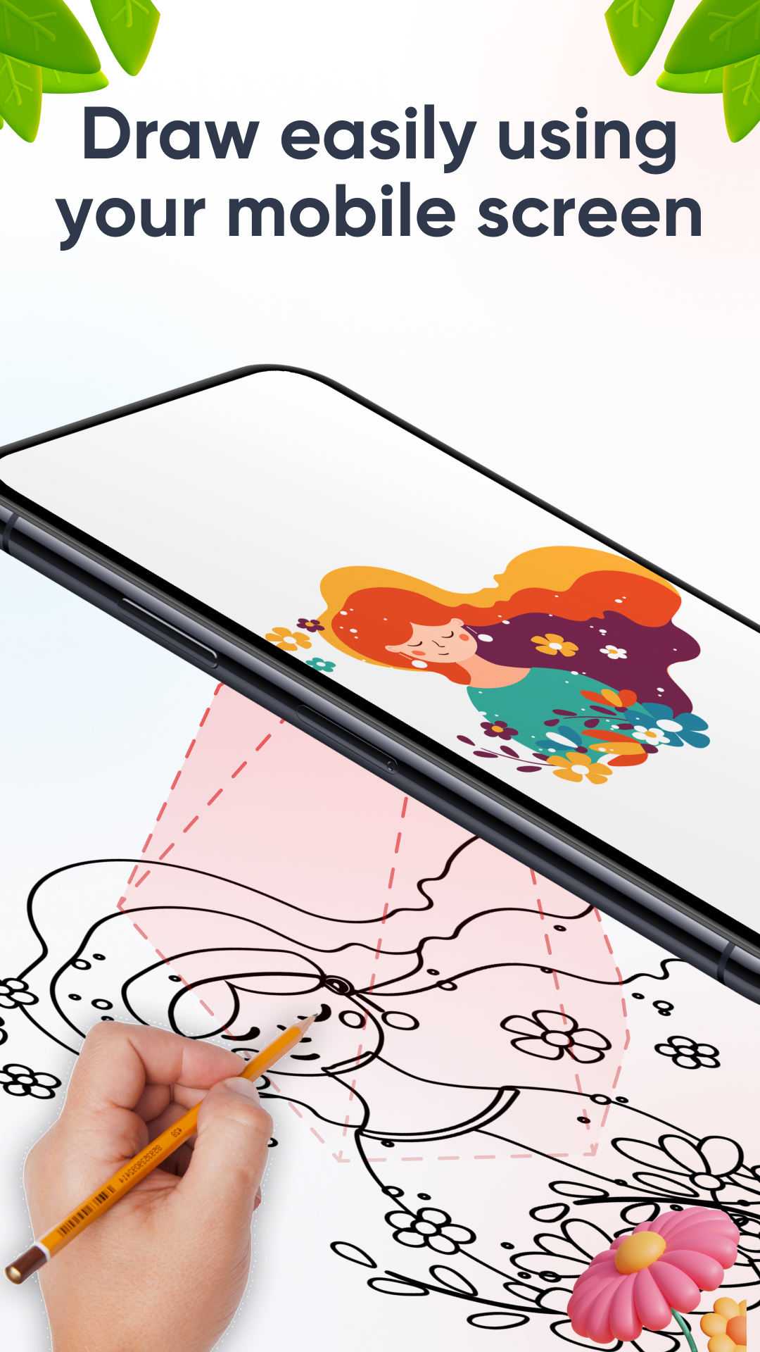 اسکرین شات 2 برنامه AR Draw Sketch: Paint & Trace