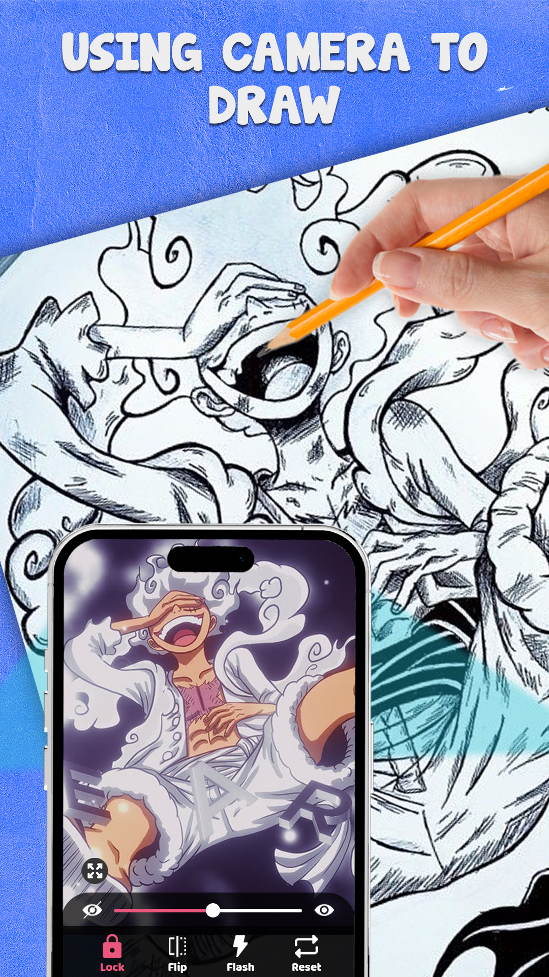 اسکرین شات 2 برنامه AR Drawing Anime Sketch