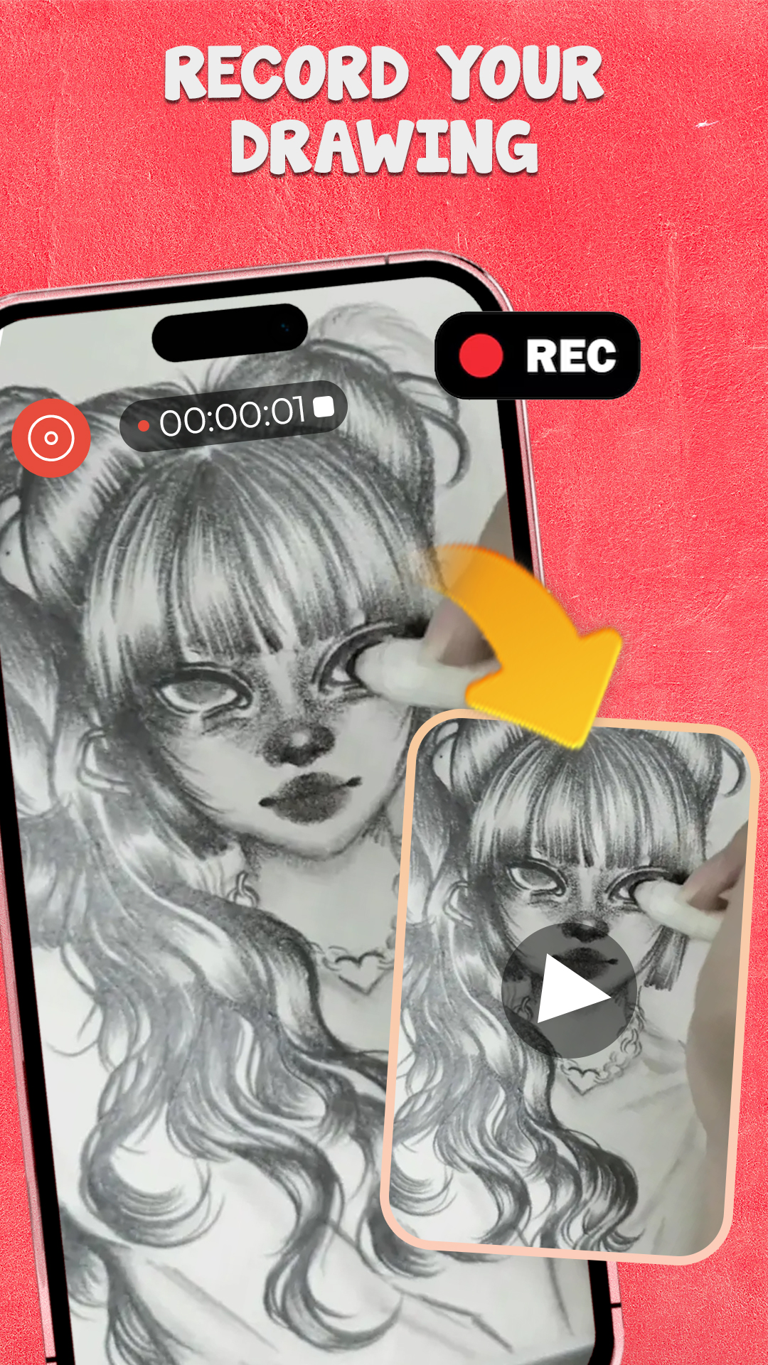 اسکرین شات 4 برنامه AR Drawing Anime Sketch