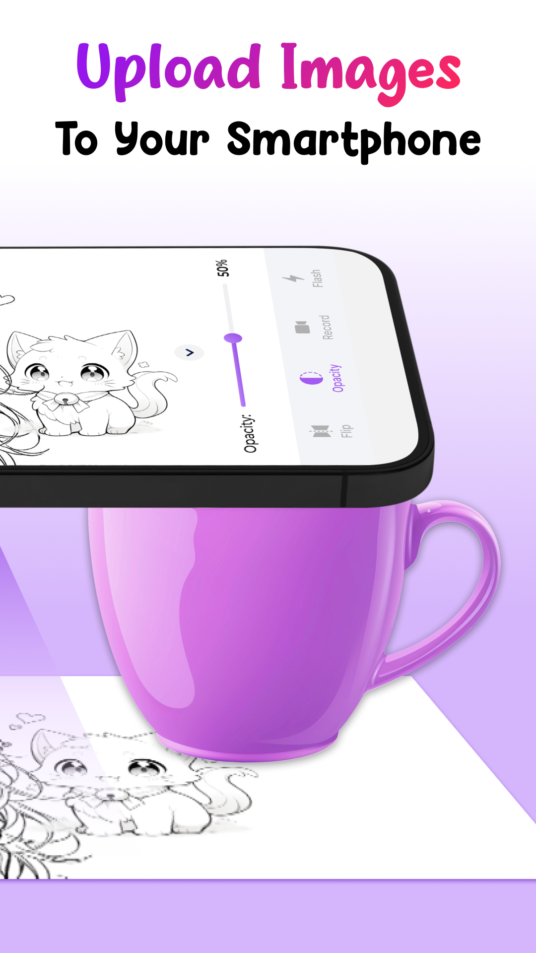 اسکرین شات 2 برنامه PicTrace: AR Drawing & Sketch