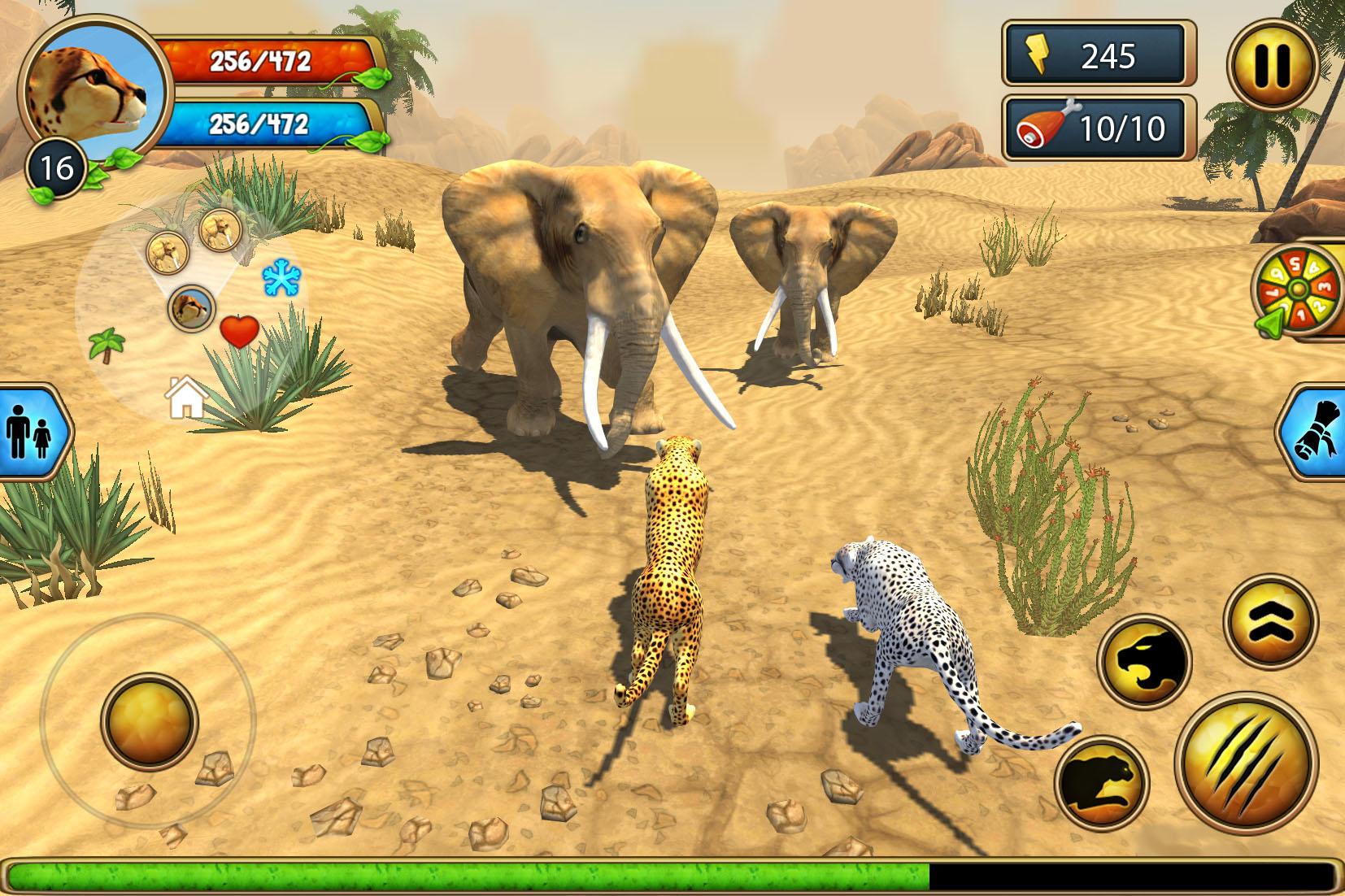 اسکرین شات 7 بازی Cheetah Family Animal Sim