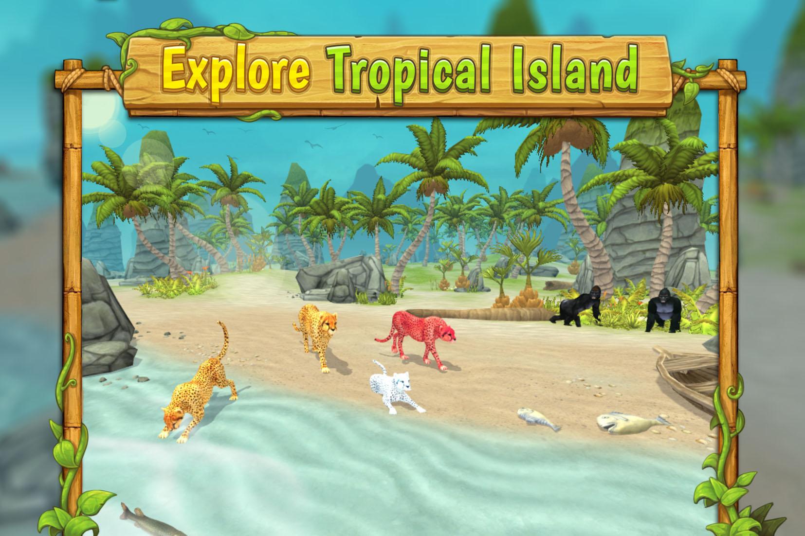اسکرین شات 5 بازی Cheetah Family Animal Sim