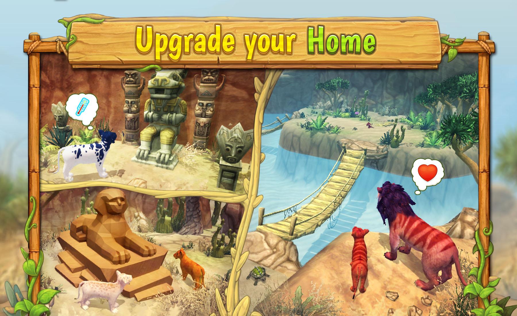 اسکرین شات 5 بازی Lion Family Sim Online - Anima