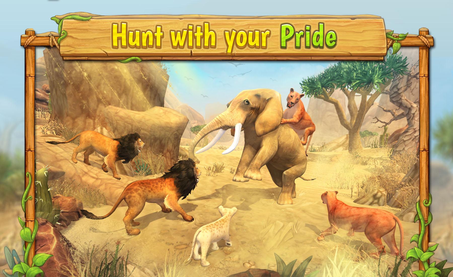 اسکرین شات 2 بازی Lion Family Sim Online - Anima