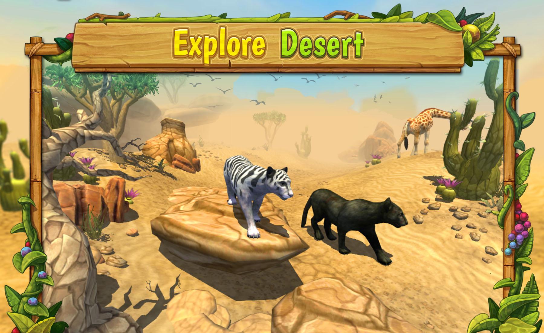 اسکرین شات 5 بازی Panther Family Sim Online - Animal Simulator
