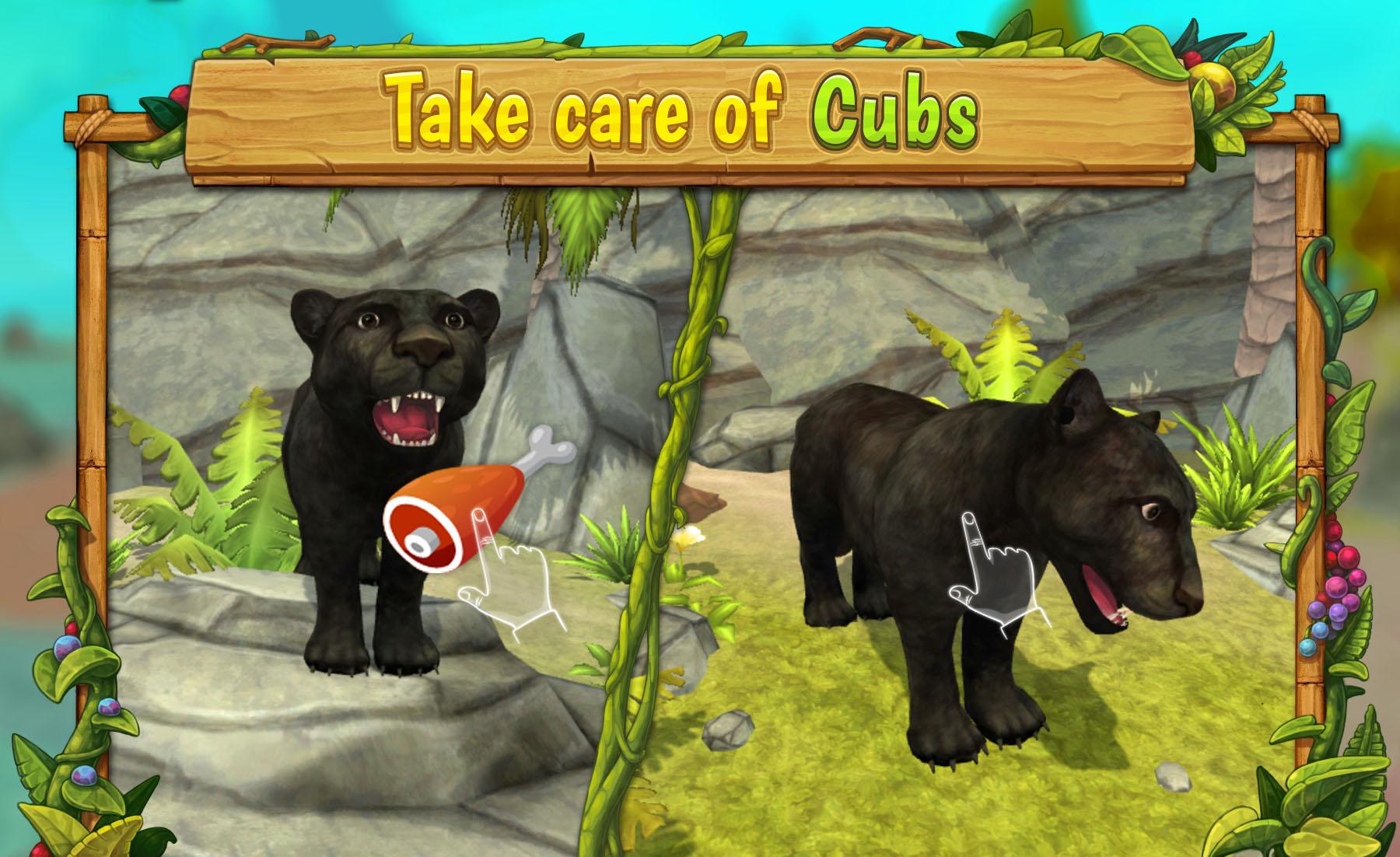 اسکرین شات 3 بازی Panther Family Sim Online - Animal Simulator