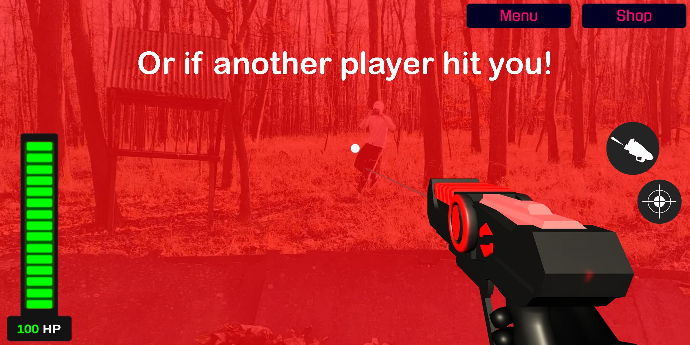 اسکرین شات 4 بازی RealTag | Multiplayer AR FPS