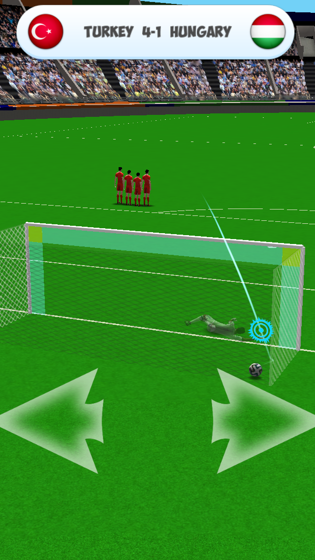 اسکرین شات 5 بازی EURO FREEKICK TOURNAMENT