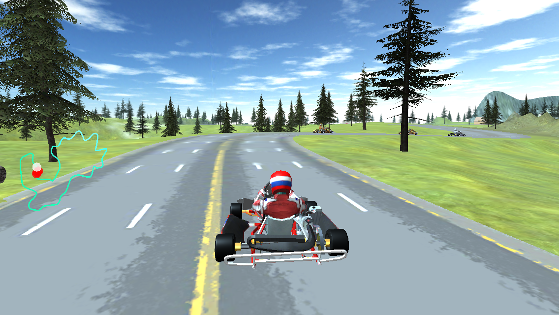 اسکرین شات 2 بازی GO KART CHAMPIONSHIP 3D