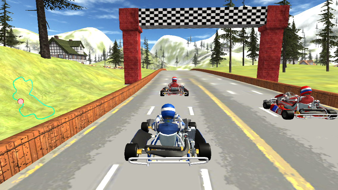 اسکرین شات 4 بازی GO KART CHAMPIONSHIP 3D