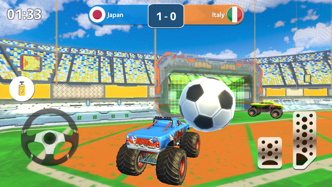 اسکرین شات 1 بازی Monster Truck Soccer 3D