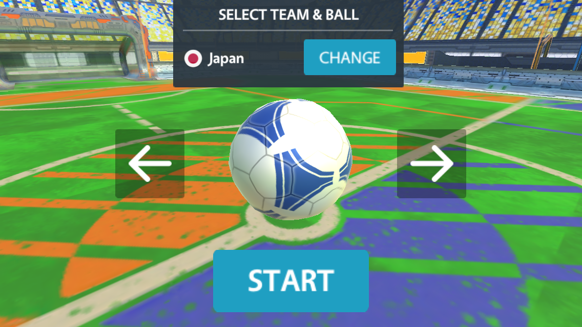 اسکرین شات 3 بازی Sport Car Soccer Tournament 3D