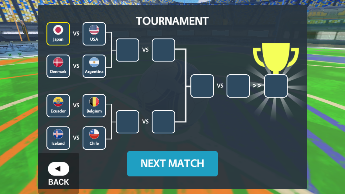 اسکرین شات 4 بازی Sport Car Soccer Tournament 3D