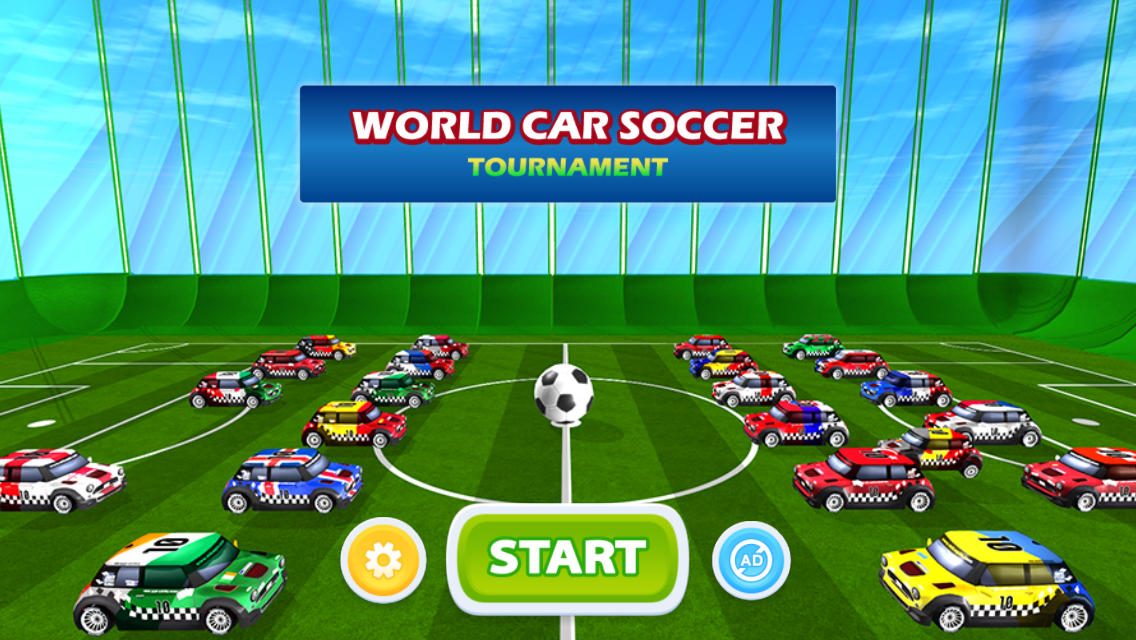 اسکرین شات 2 بازی WORLD CAR SOCCER TOURNAMENT 3D