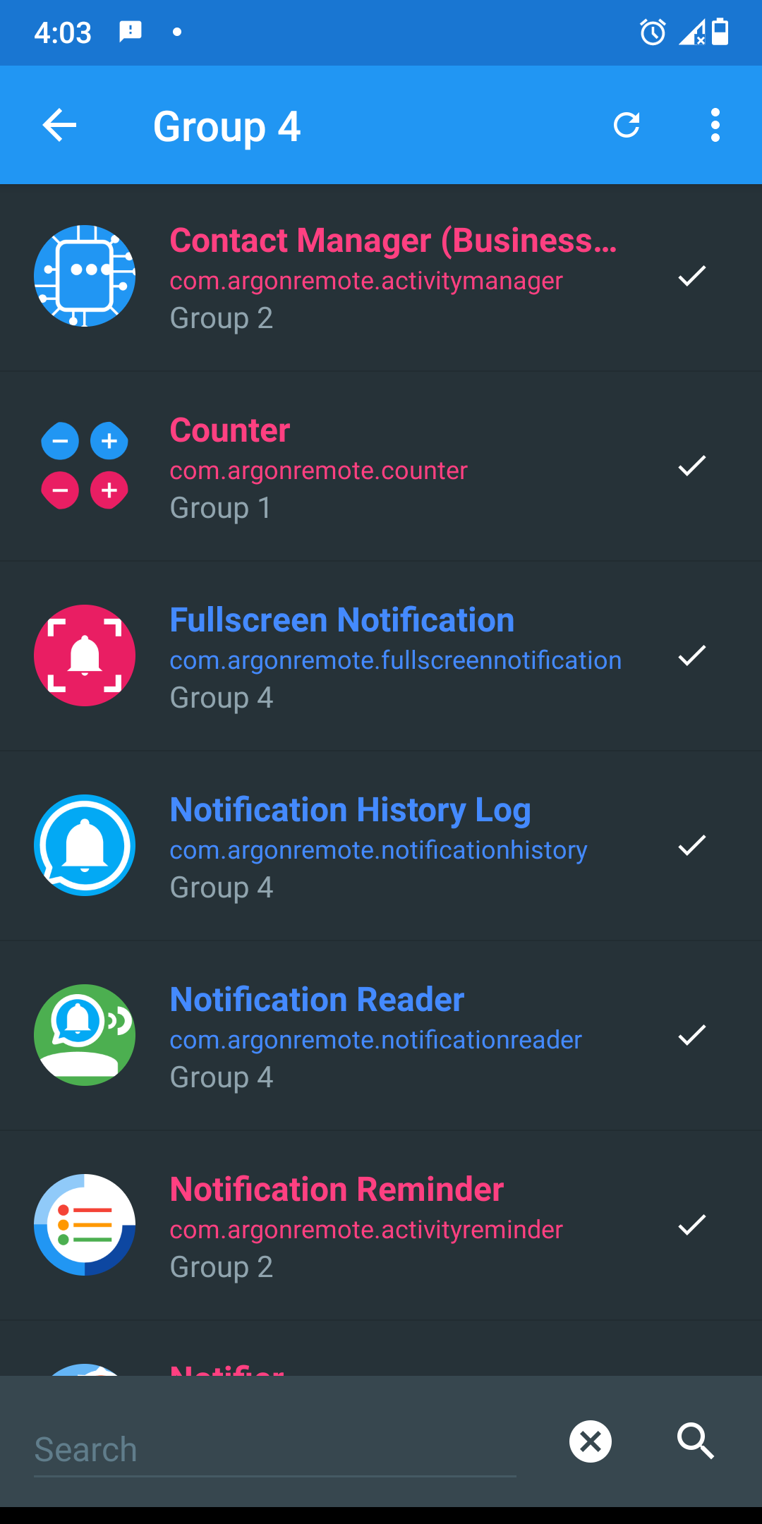 اسکرین شات 4 برنامه App Drawer