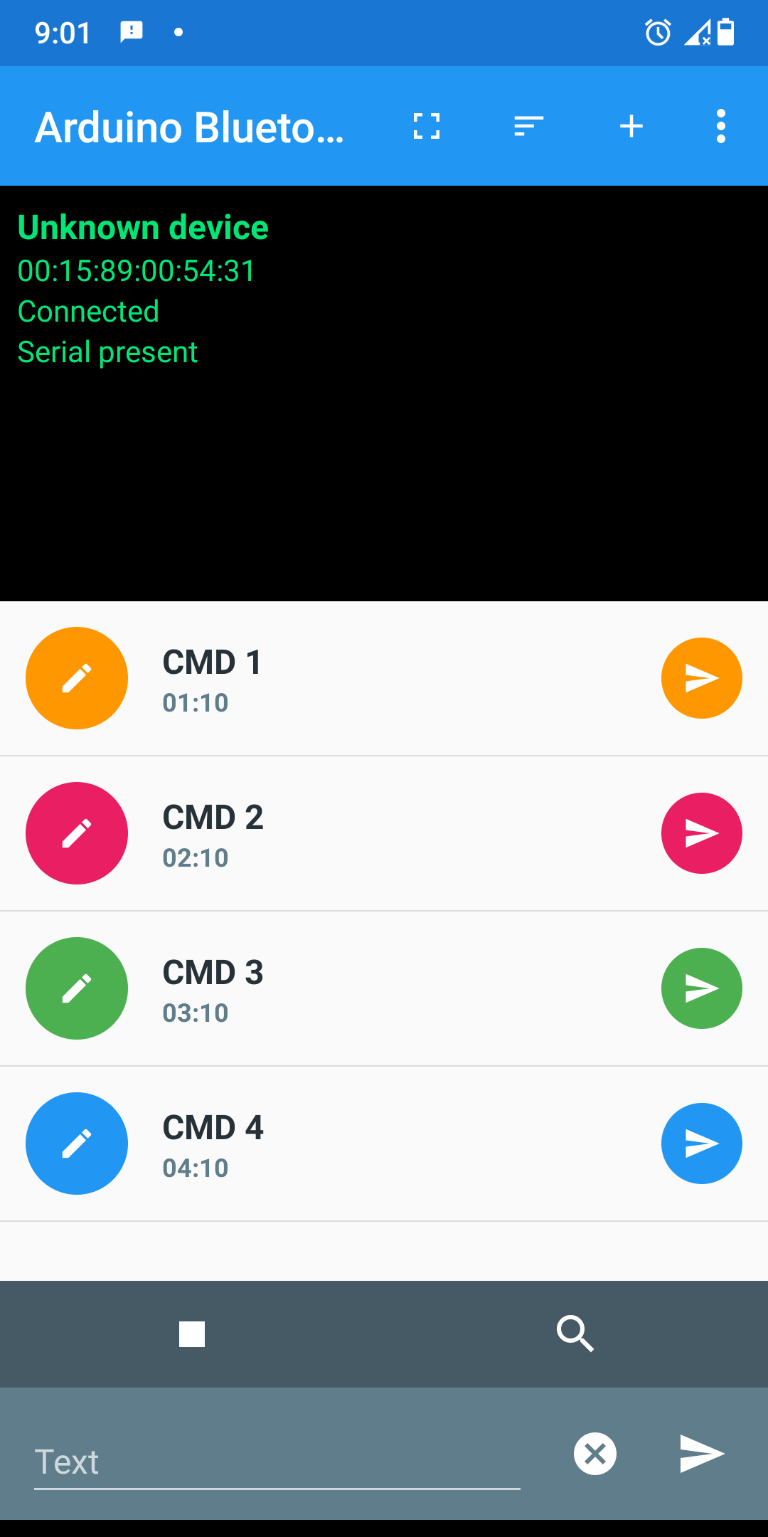 اسکرین شات 7 برنامه Arduino Bluetooth Controller