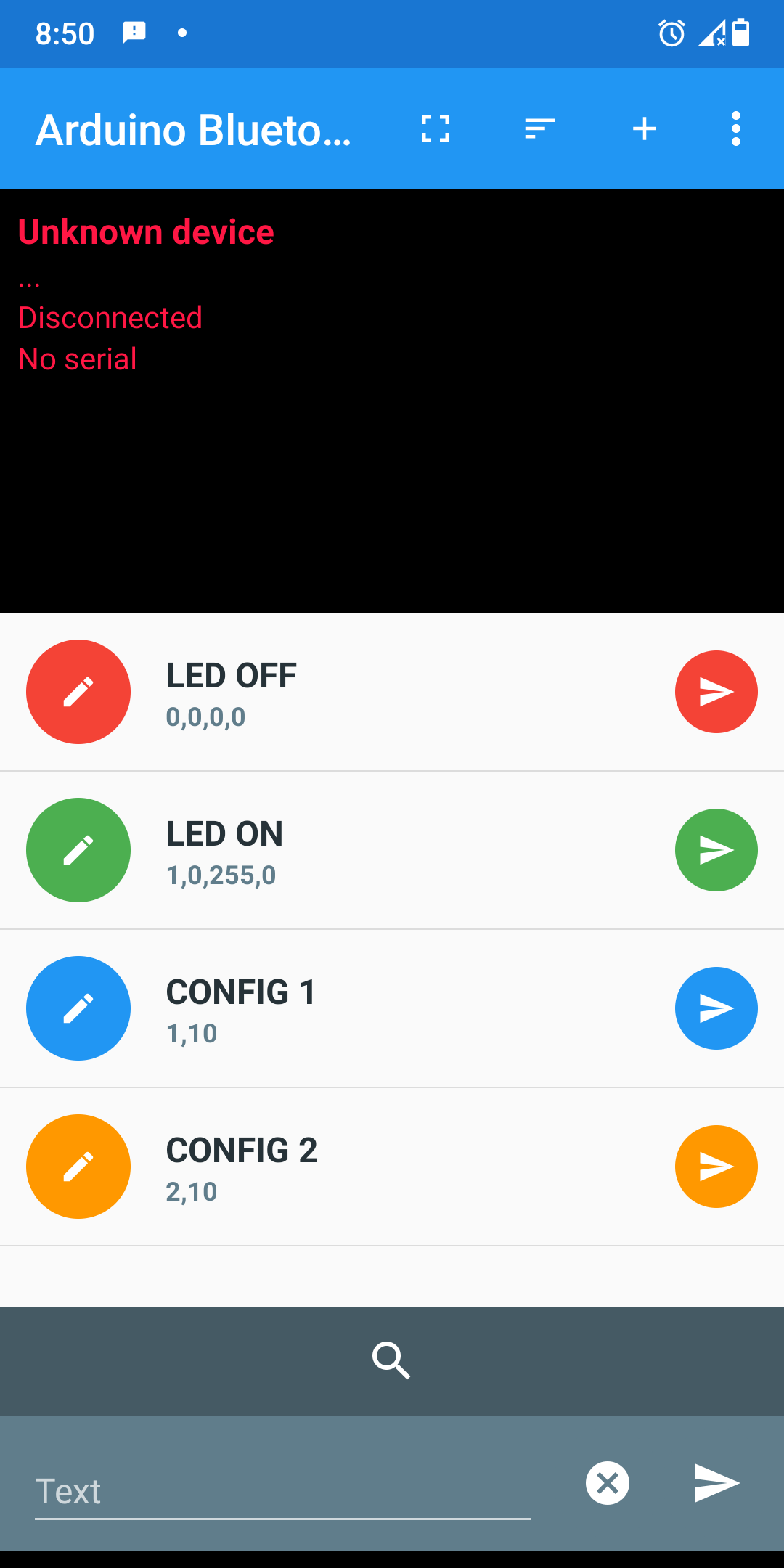 اسکرین شات 6 برنامه Arduino Bluetooth Controller