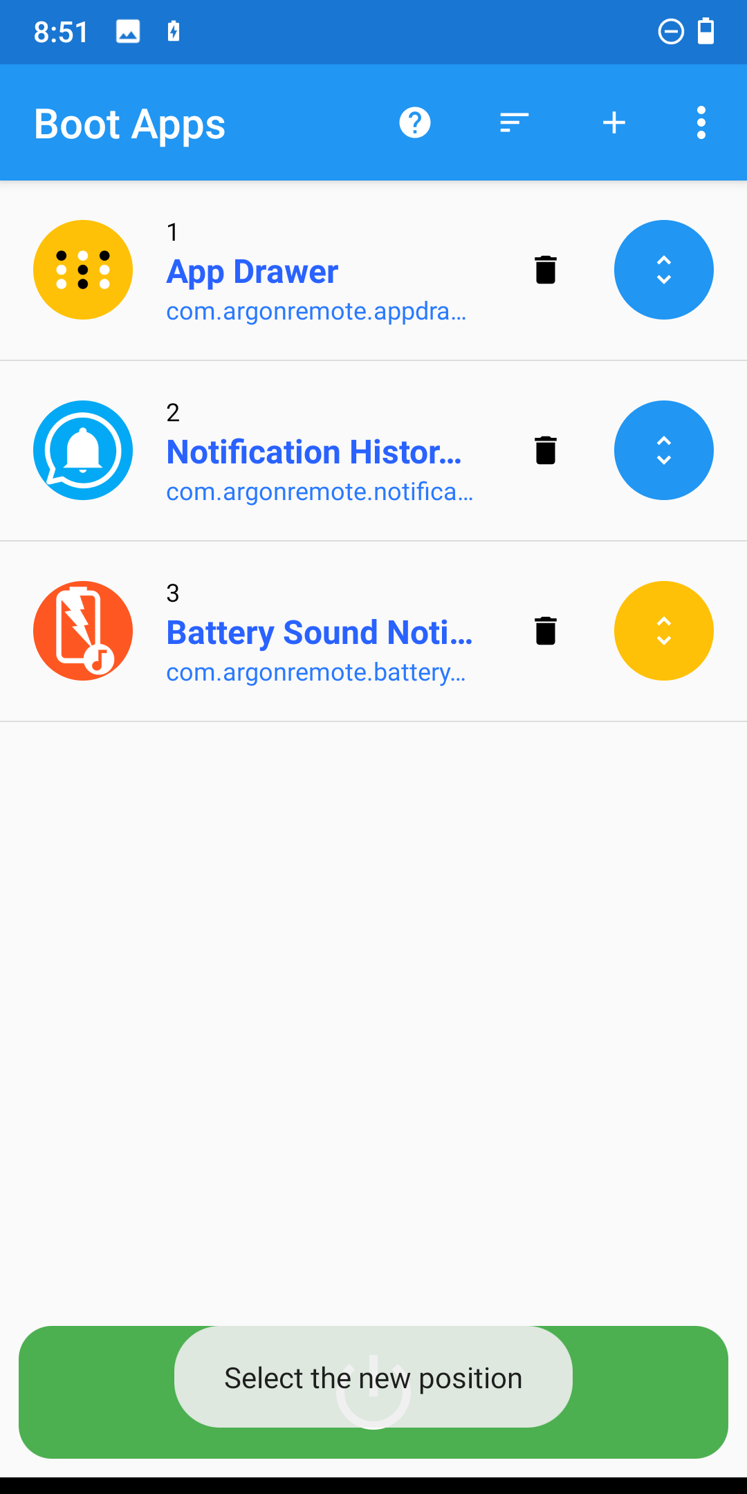 اسکرین شات 2 برنامه Boot Apps