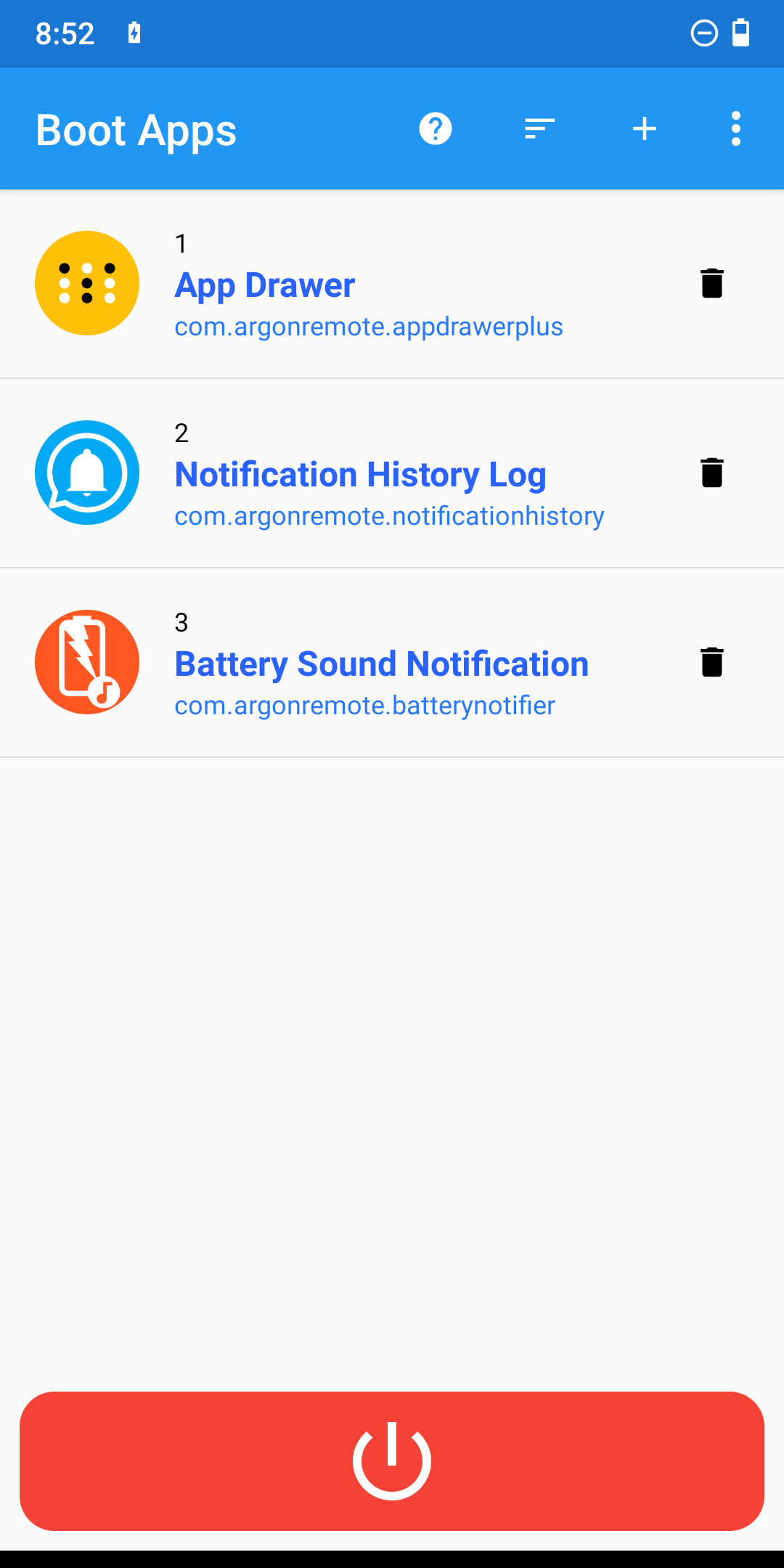 اسکرین شات 6 برنامه Boot Apps