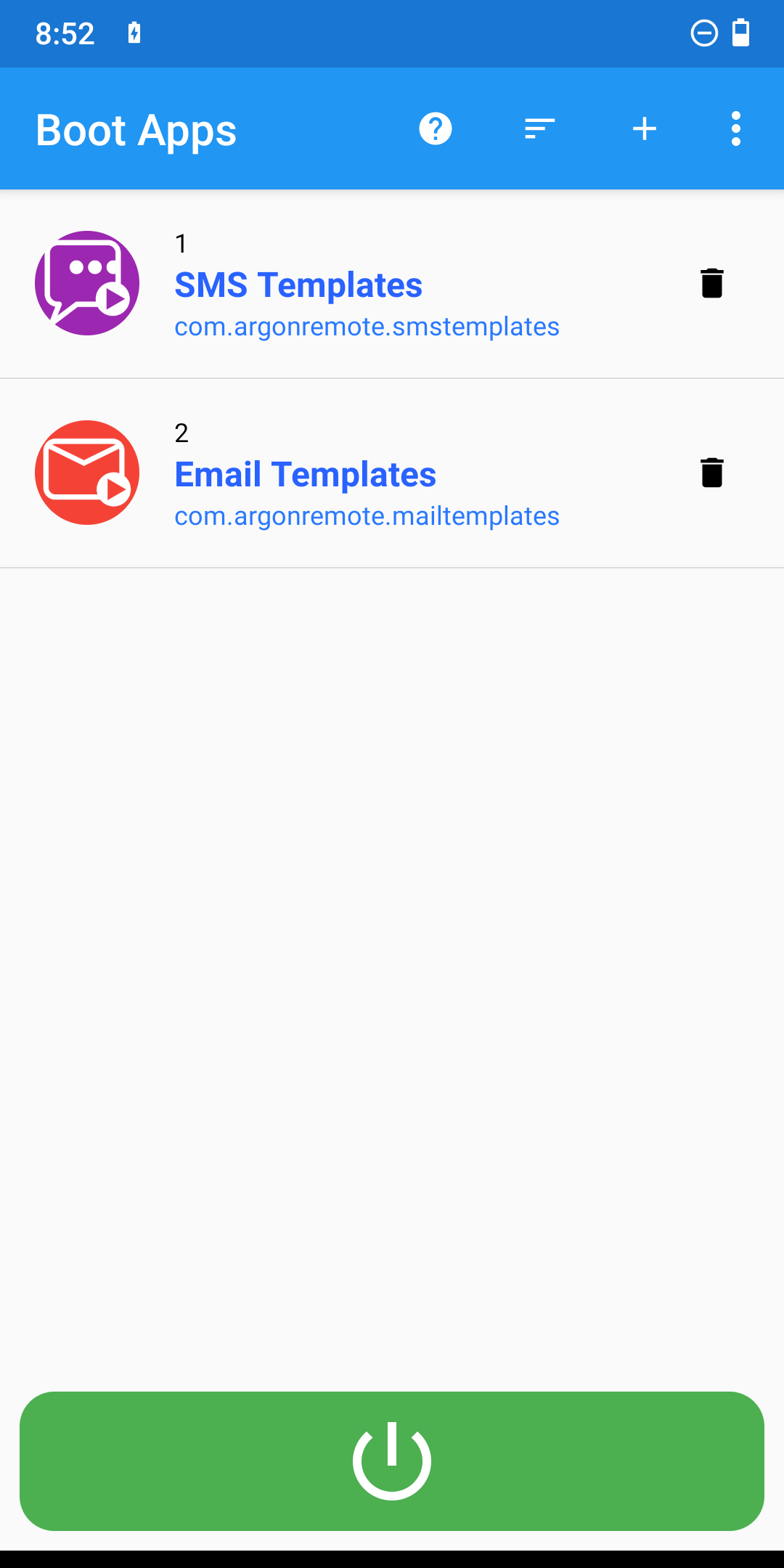 اسکرین شات 4 برنامه Boot Apps