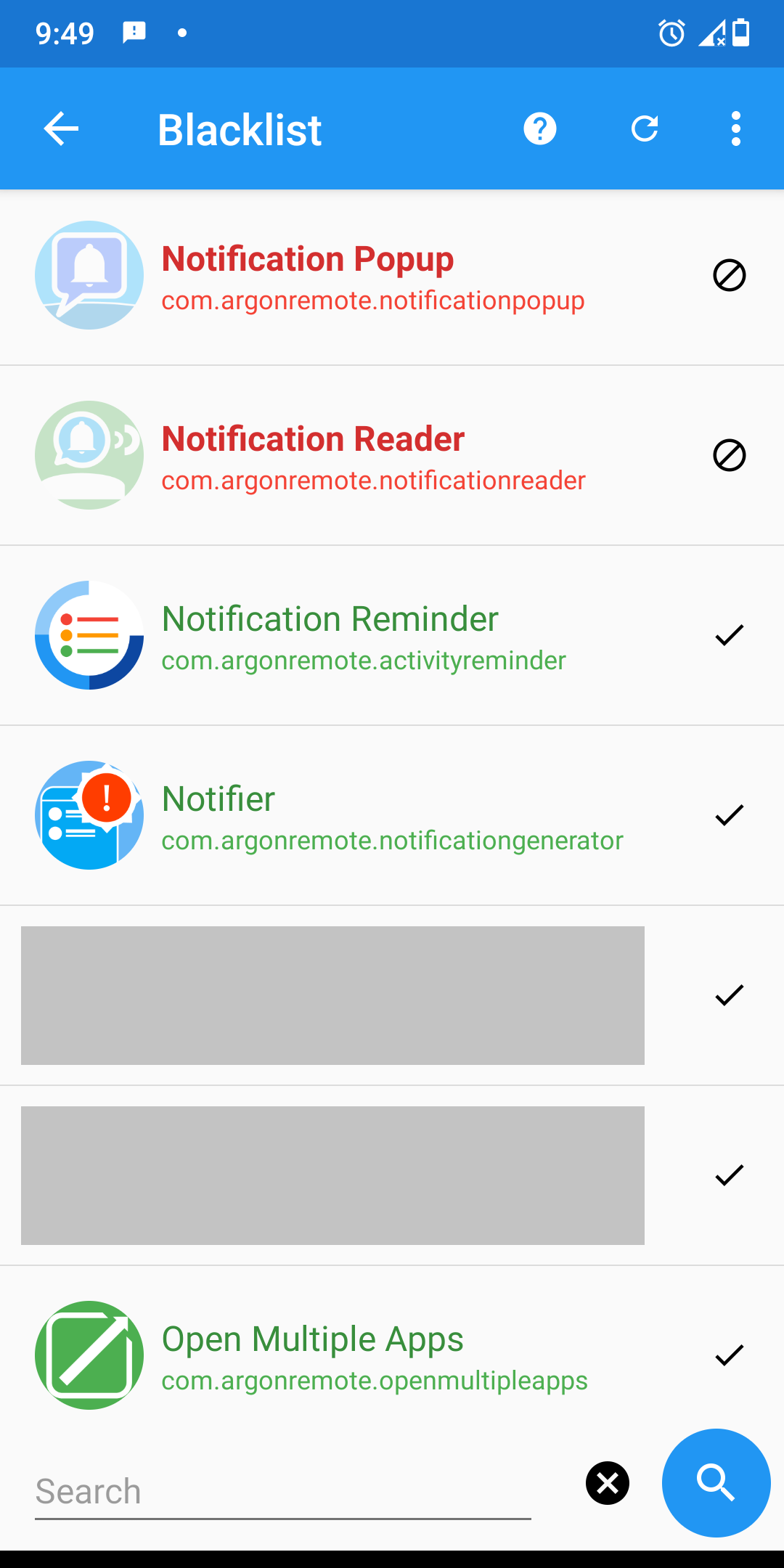 اسکرین شات 5 برنامه Notification History Log