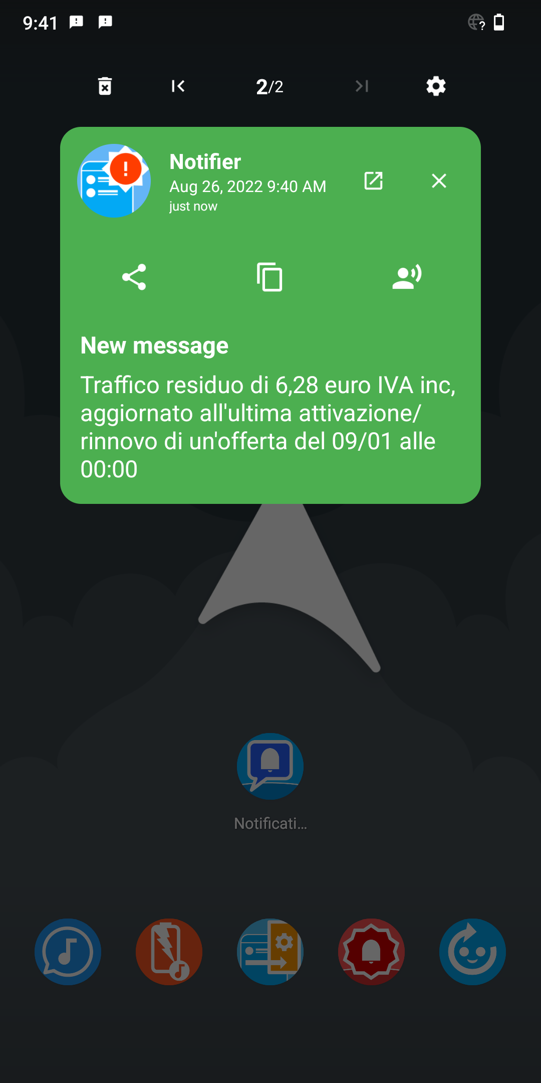 اسکرین شات 4 برنامه Notification Popup