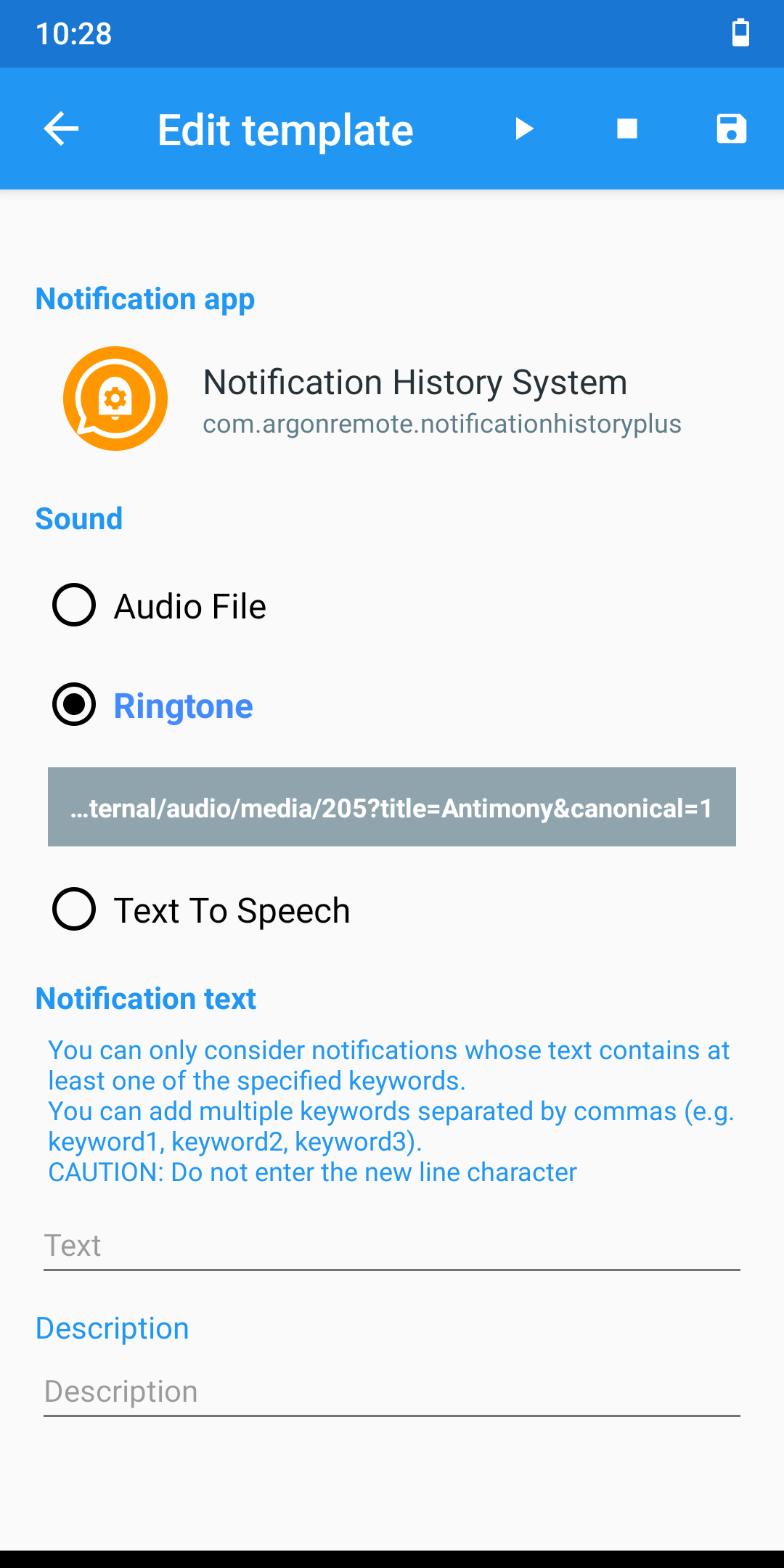 اسکرین شات 5 برنامه Notification Sound Manager