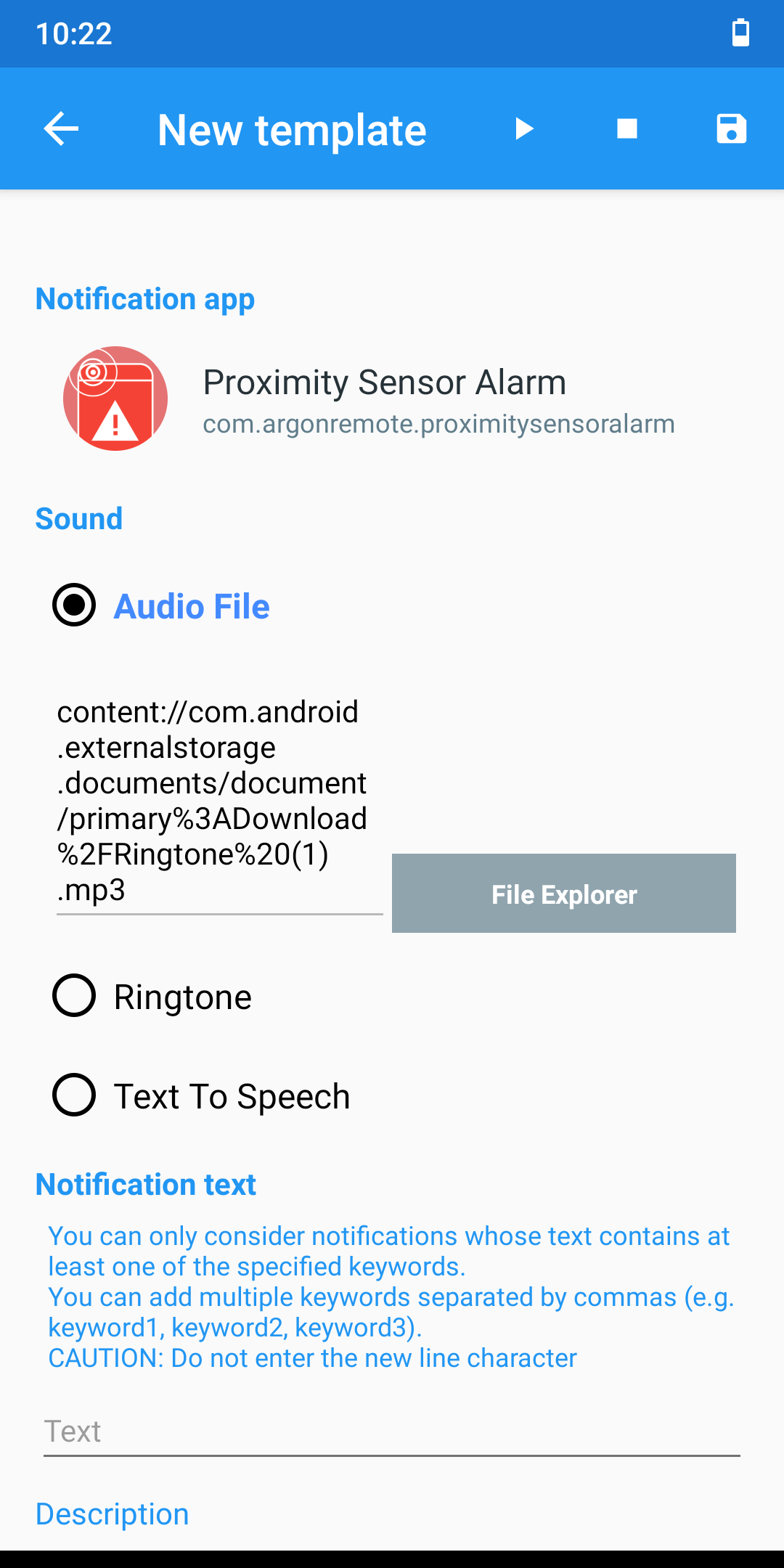 اسکرین شات 3 برنامه Notification Sound Manager