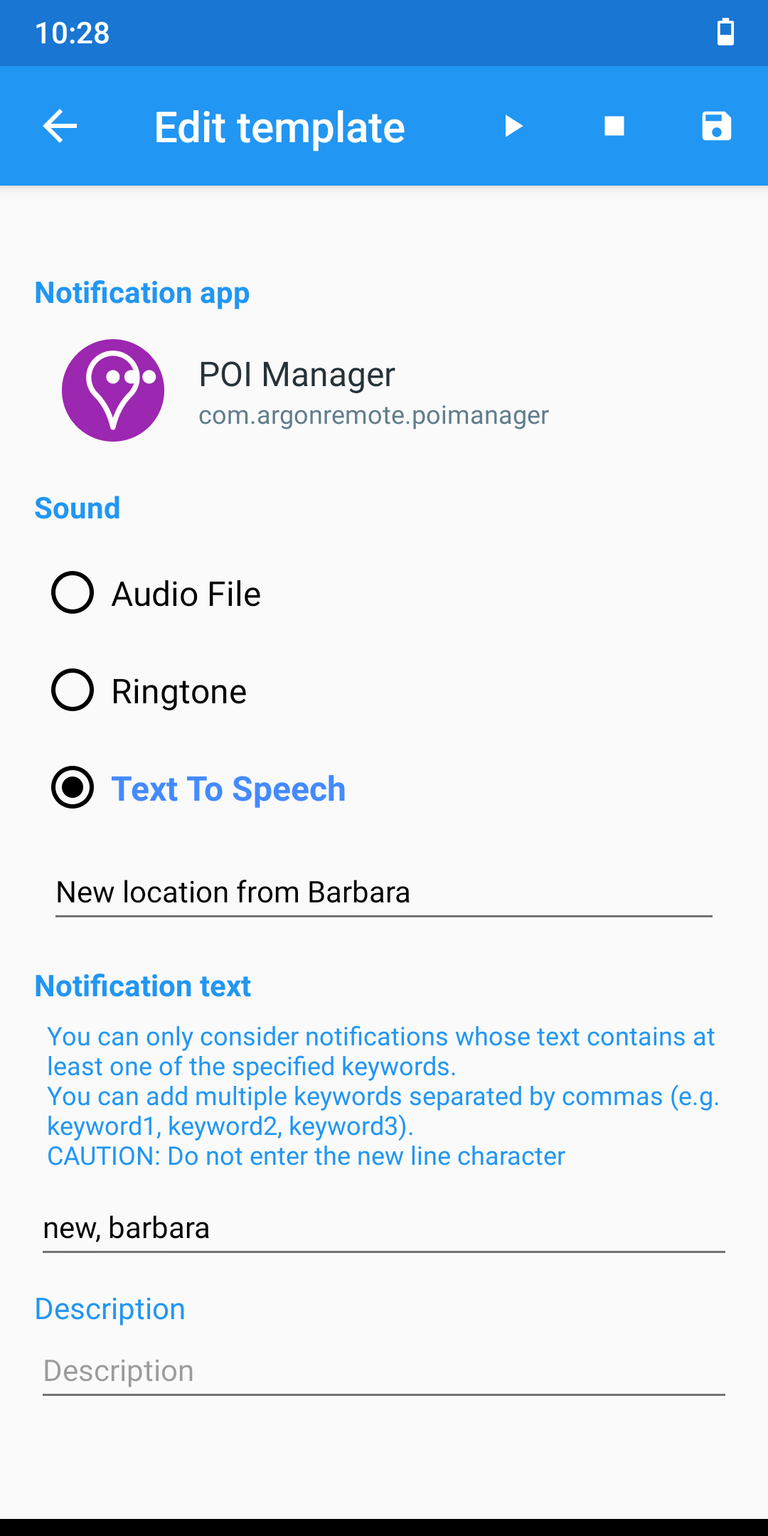 اسکرین شات 4 برنامه Notification Sound Manager