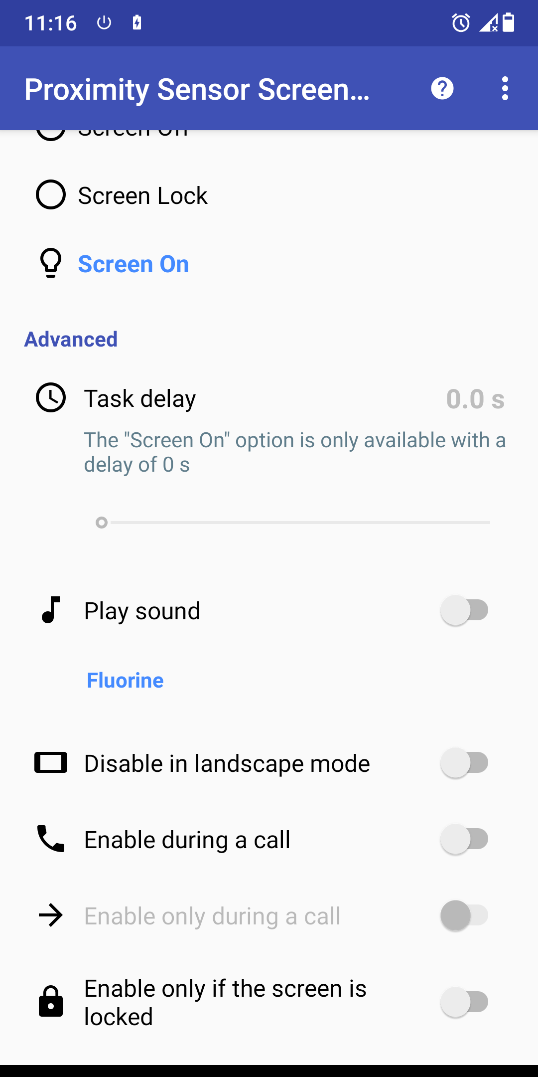 اسکرین شات 6 برنامه Proximity Sensor Screen Lock